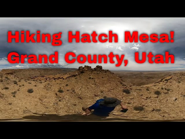 Hiking Hatch Mesa, Grand County, UT. Time-Lapse (360)