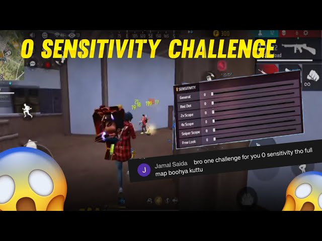 0 Sensitivity Challenge - Free Fire Telugu - Lucky Star Gaming #senstivity #challenge #freefire