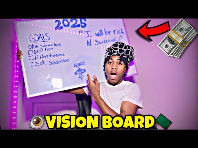 IF YOU WANT 2025 TO BE YOUR MOST SUCCESSFUL YEAR‼️ MAKE YOU A VISION BOARD📈