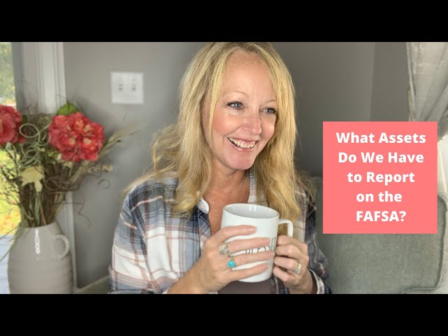 What assets do you have to report on the FAFSA?