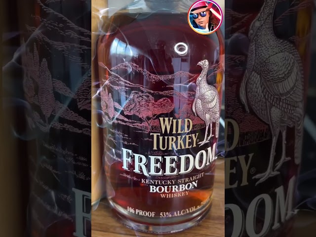 RARE BOURBON ALERT! Freedom Wild Turkey Bourbon Whiskey 106#whiskey #Wildturkey