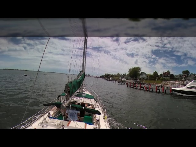 Motoring down the Mystic river