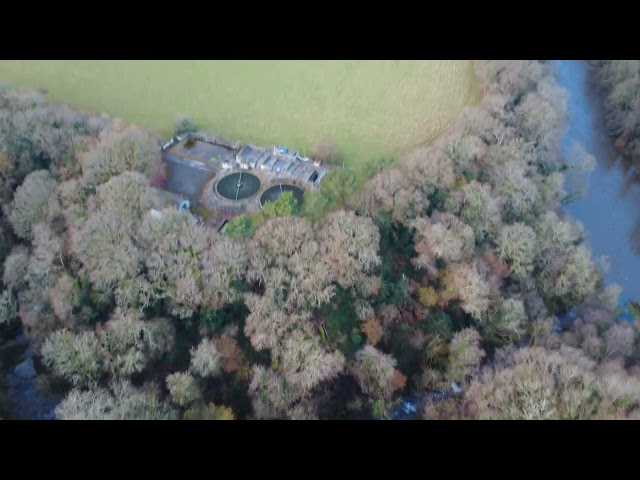 Cilgerran Castle From Above. (Drone).