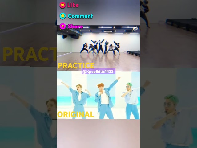 BTS Practice vs Original Dance💜 #viralvideo #shorts #bts #suga