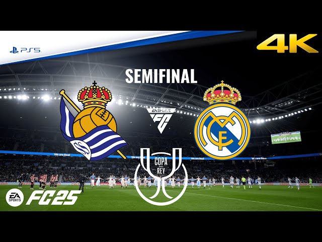 Real Sociedad vs Real Madrid | Copa Del Rey | EA FC 25 | PS5™ 4K HD