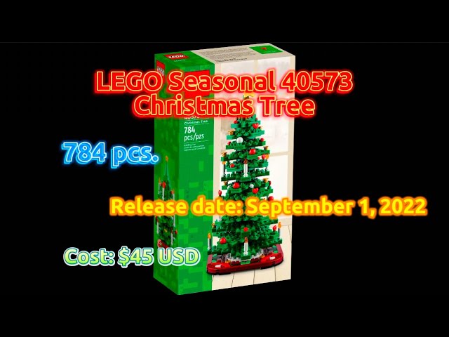 LEGO Speed Build & Review - 40573: LEGO Seasonal - Christmas Tree (Complete Build + Review)