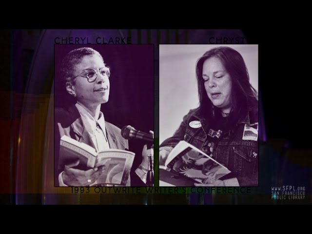 1993 Cheryl Clarke and Chrystos at OutWrite Writer's Conference