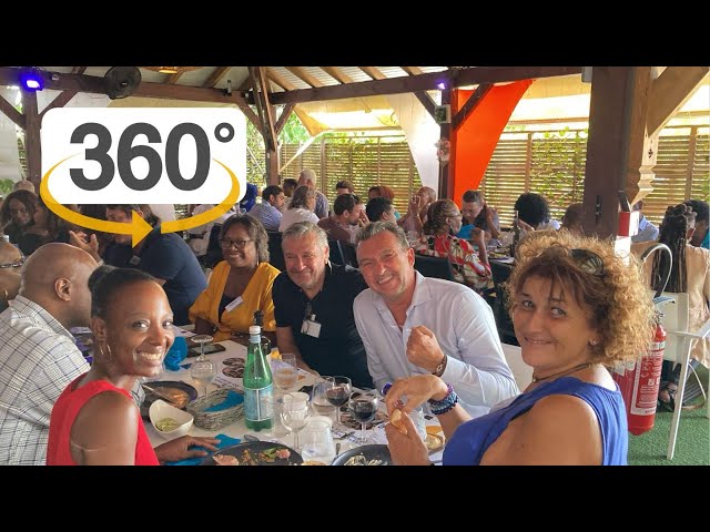 Ambiance 360° d'une Tables Tous Entrepreneurs Guadeloupe : réseauter autour d'un déjeuner business