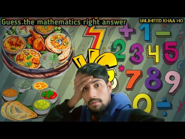 Guess tha mathematics right answer in unlimited cack😰||Shahidvlog||funny video 😅||eating challenges