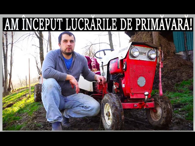 Am pornit tractorașul din Ou Kinder! Cu Iezi, Gruia, Bivol, Car Gunoi!  #OrășeanLaȚară!