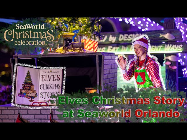 8K Elves Christmas Story at Seaworld Orlando in VR180 3D