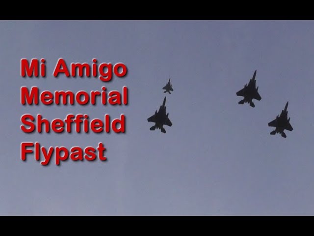 Sheffield FlyPast Footage - Tony Foulds "Mi Amigo" US Bomber Crash Memorial, 22nd Feb 2019