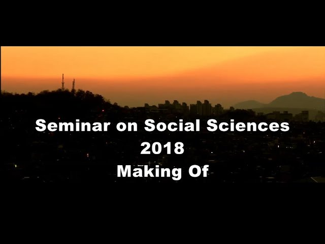 2018 Seminar On Social Sciences