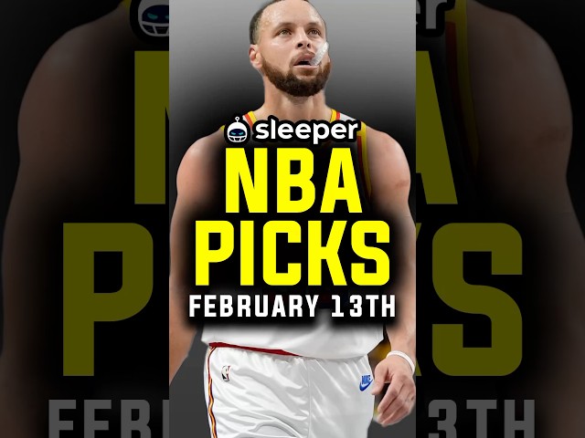 BEST NBA Picks for today on Sleeper 2/13/2025 | Sleeper Picks Promo Code