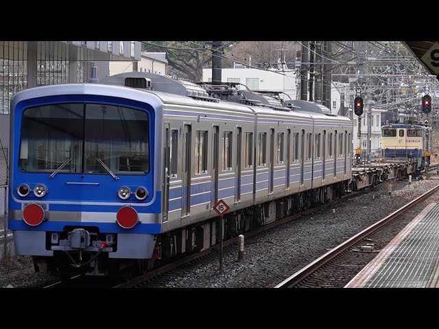 伊豆箱根鉄道大雄山線の5507F大場入場・甲種輸送を追う【小田原編】2024.1.19