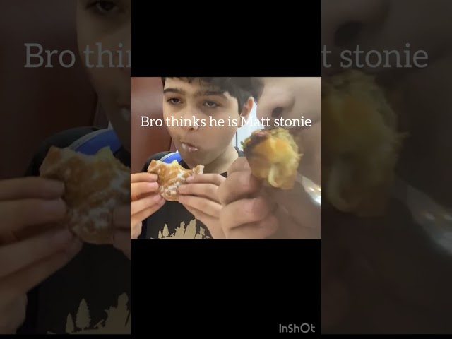 Bro thought he was Matt stonie | #shorts #friends #funny