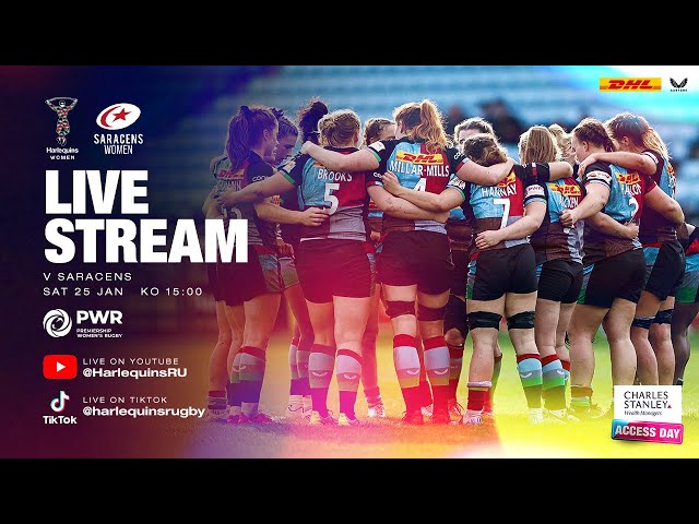 Live Premiership Women's Rugby: Harlequins Women v Saracens Women | Access Day at The Stoop!