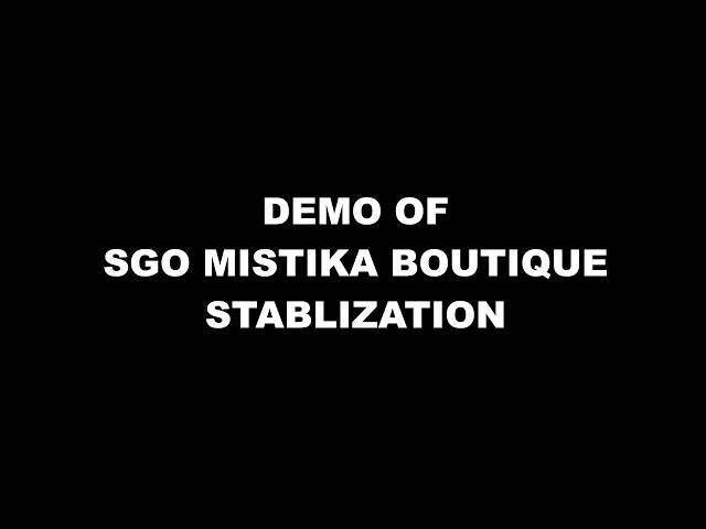 Demonstration of SGO Mistika Boutique Stabilization of Video