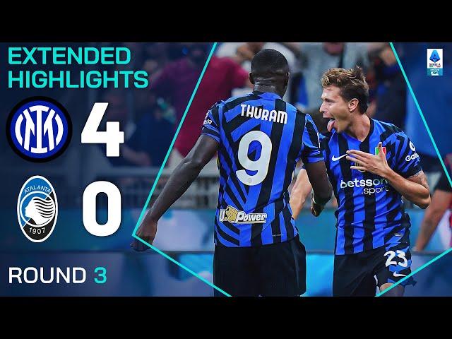 INTER-ATALANTA 4-0 | EXTENDED HIGHLIGHTS | SERIE A 2024/25