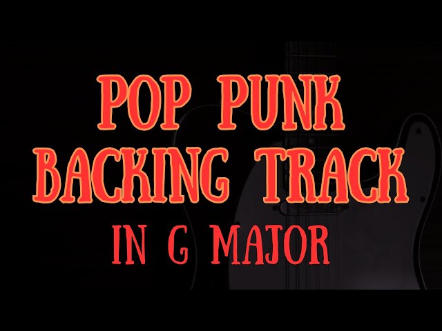 Pop Punk Backing Track in G major