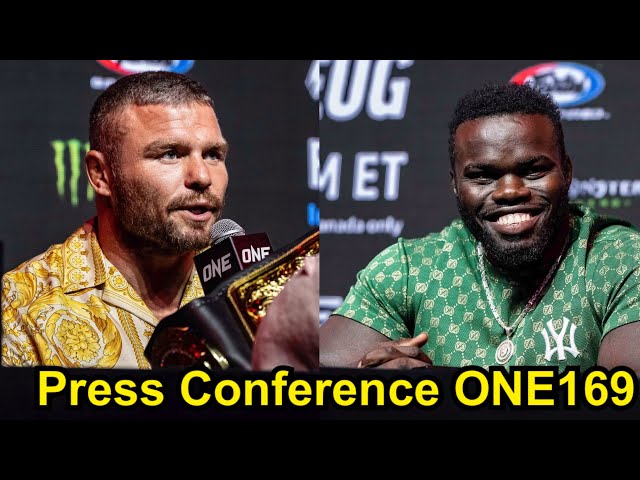 Anatoly Malykhin vs Reug Reug Press Conference | ONE 169