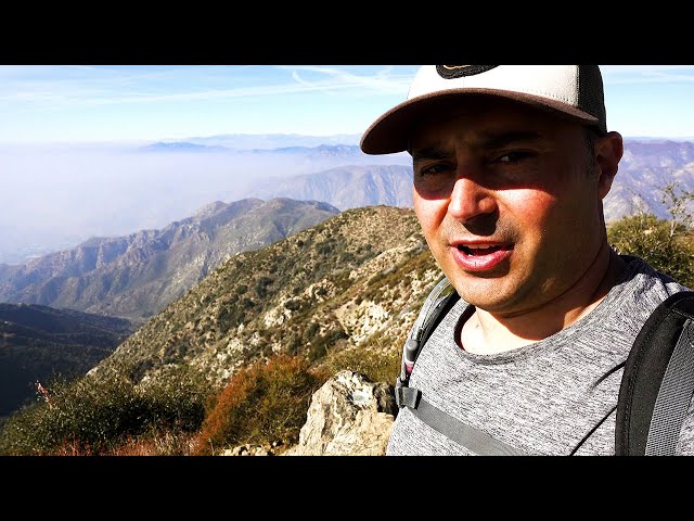 Hiking The Highest Peak in City of L.A. - Mt. Lukens Hike Winter - 4K