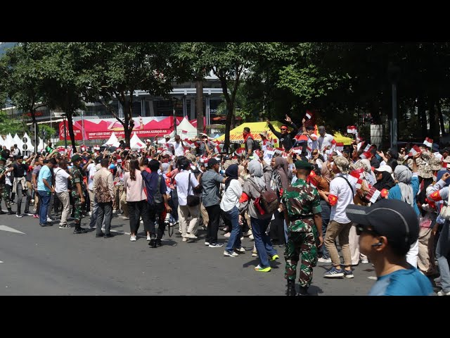 PESTA RAKYAT PELANTIKAN PRESIDEN PRABOWO || SENAYAN FX ADA BAND