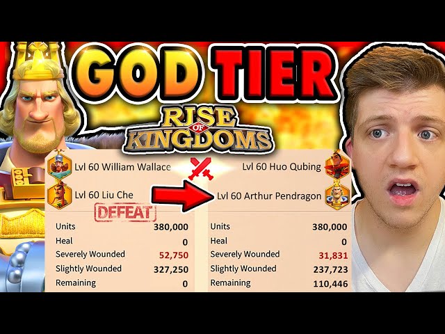 King Arthur EARLY Test Results are GOD TIER! Rise of Kingdoms (Pre-Release)