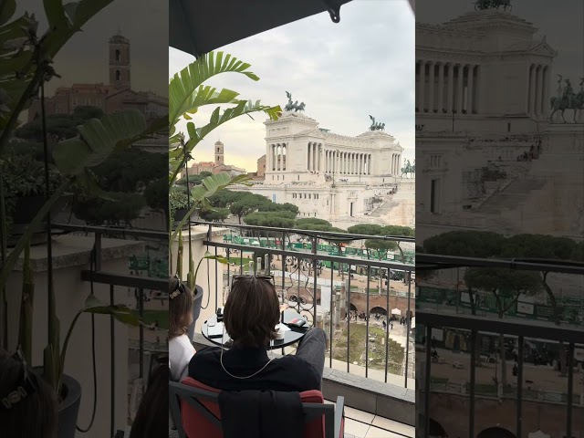 This Hidden Rooftop Restaurant in Rome Will BLOW Your Mind! 4K HDR