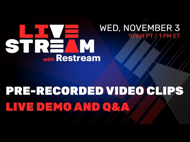 Add Pre-Recorded Video Clips to Your Live Broadcasts