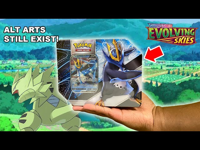 Let’s Open Evolving Skies and Brilliant Stars from the 5-Pack Tins!