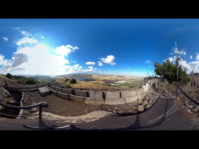 Syria-Lebanon-Israel Border View