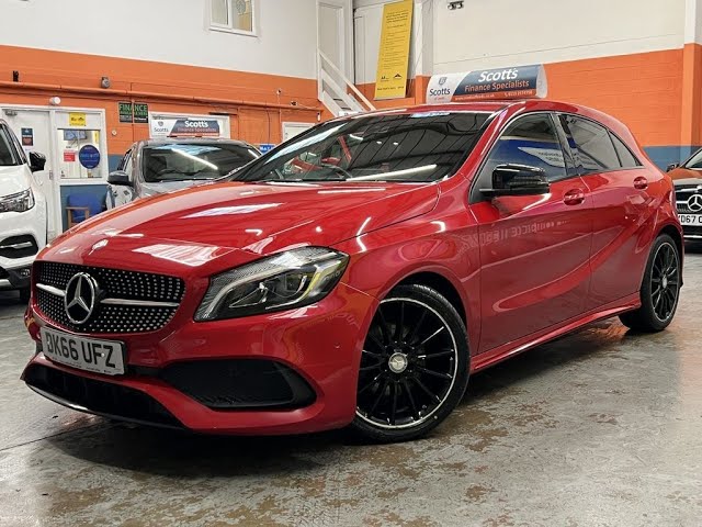 MERCEDES-BENZ A-CLASS 2.1 A200d AMG Line (Premium) Hatchback 5 Dr Diesel Auto Red 7GDCT Euro6 LowTax