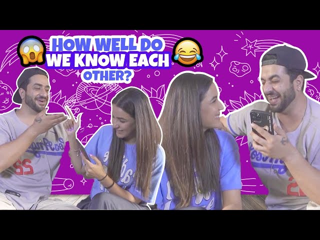 Do We Actually Know Each Other???👀😰 | Challenge Video | Aly Goni | Jasmin Bhasin