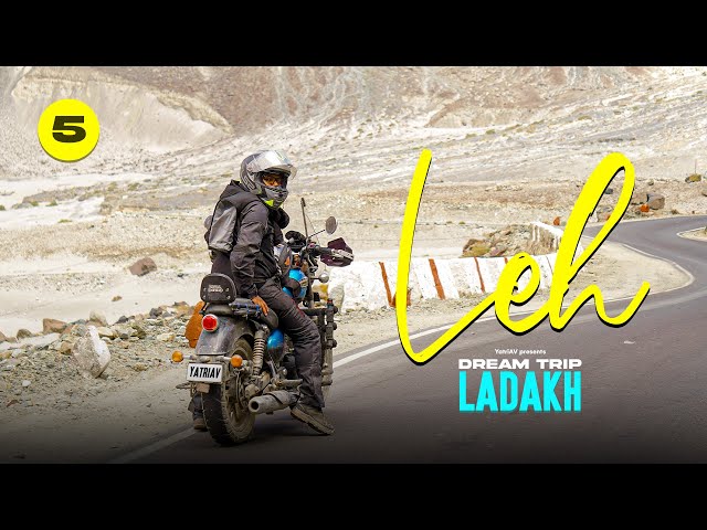 Offbeat places in Leh on Meteor 350 | Amazing Drone Views 🤩