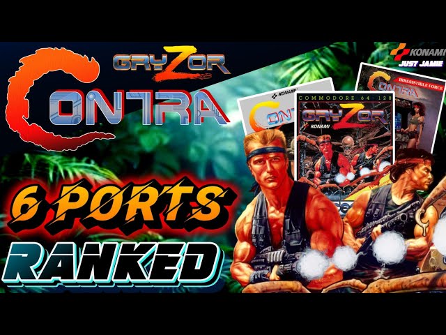 Which Version of Contra/Gryzor Did I Rank No.1? #contra #gryzor #arcadegaming