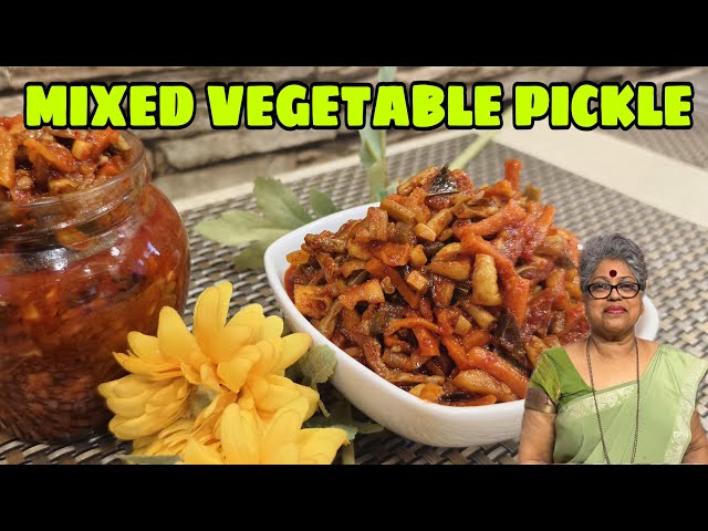 Mangalorean Traditional Sweet tangy Mixed Vegetable Pickle| Age old recipe |# vegan #yummy