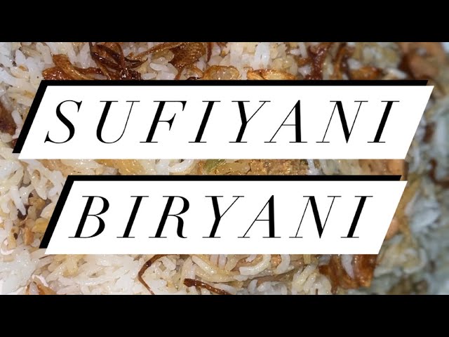 Sufiyani Biryani/ White Biryani