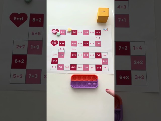 Fun Math Game Perfect for Valentine's Day! 💕 | hand2mind