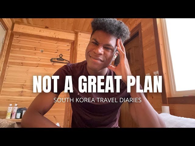 NOT A GREAT PLAN - South Korea Travel Diaries