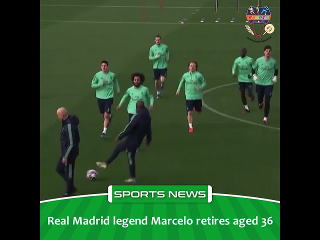 Desitdown Sports (Real Madrid legend Marcelo retires aged 36) #desitdown #sports