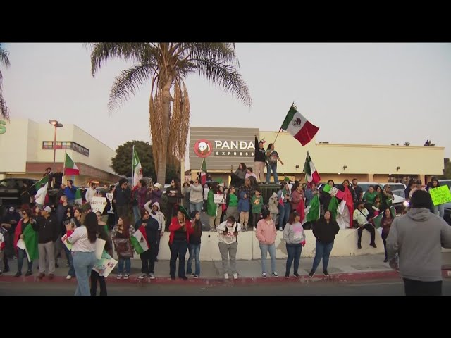 Hundreds protest Trump immigration policies in National City