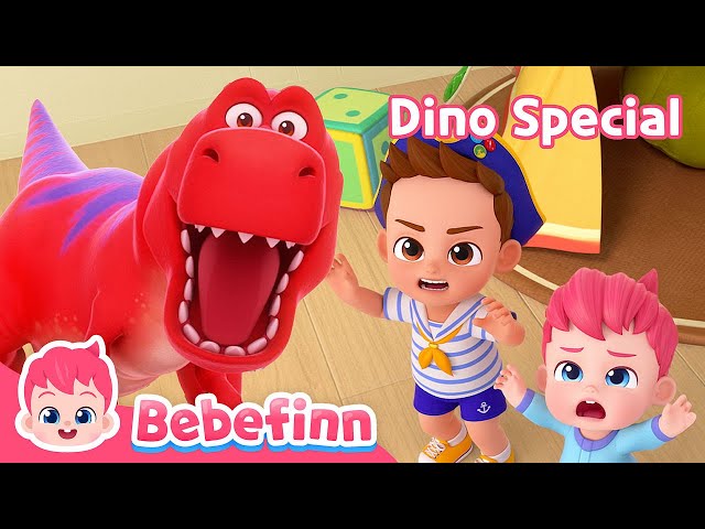 Dino Finger and The Dino World Song Series CompilationㅣBebefinn Nursery Rhymes for Kids