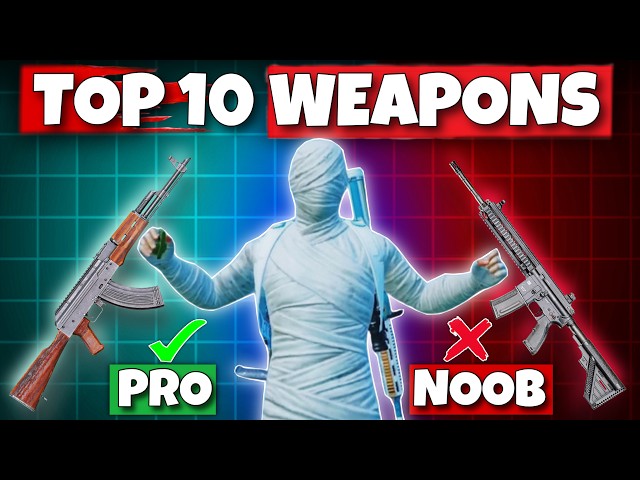 Top 10 Weapons in PUBG Mobile/BGMI Will Get You More Kills! GG Bro Tips and Tricks