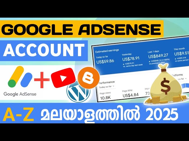 How To Create Google Adsense Account | Google Adsense Account എങ്ങനെ ഉണ്ടാക്കാം 2025 | Google Adsens