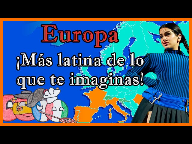 La Europa LATINA 🇫🇷🇪🇸🇮🇹🇷🇴🇵🇹 - El Mapa de Sebas