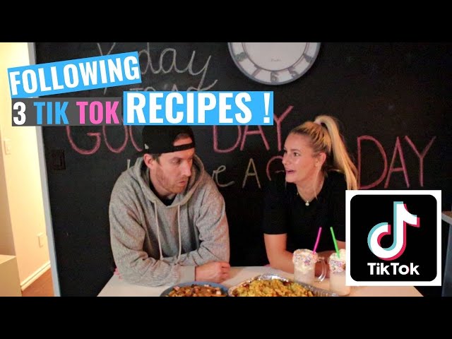 Following 3 TIKTOK Recipes!