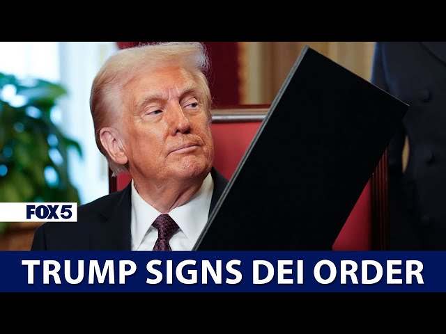 Trump signs DEI executive order