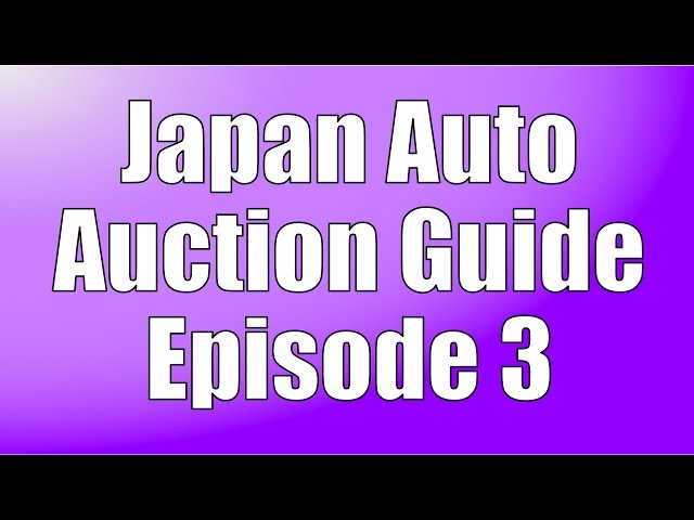 Japan Auto Auction Guide #3 - How to Read Auction Sheets