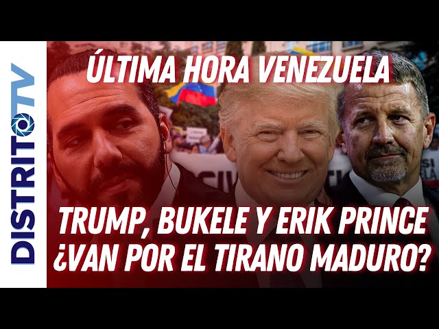 🔴ÚLTIMA HORA VENEZUELA 🔴🇻🇪 TRUMP, BUKELE y ERIK PRINCE  SE CONJURAN PARA IR A POR MADURO